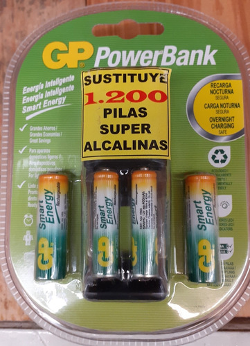 Baterias Aa Y Aaa Con Cargador Gp
