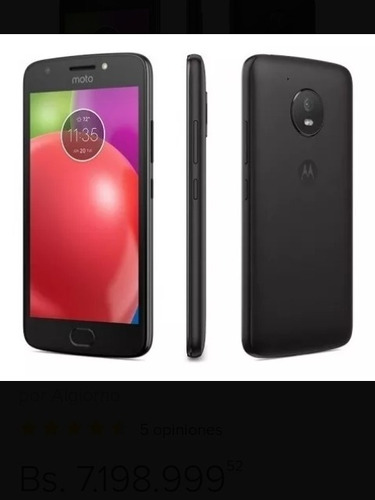 Celular Android Motorola Moto E4 2gb Ram Huella Dactilar