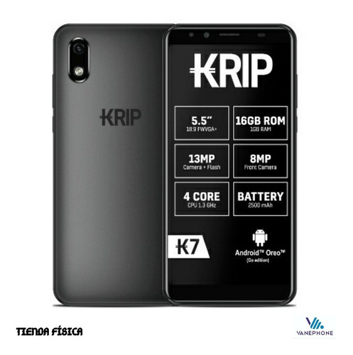 Celular Krip K7 De 1gb+16gb Tienda
