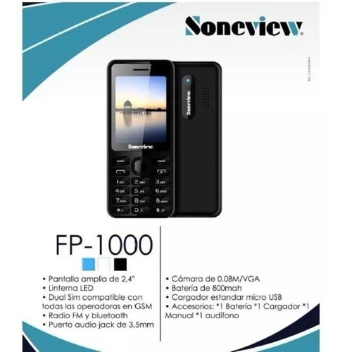 Celular Soneview Fp- Dual Sim - Teléfono Liberado