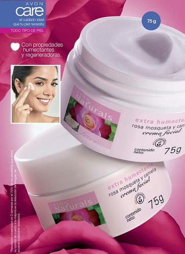 Crema Facial Avon Rosa Mosqueta Y Camelia