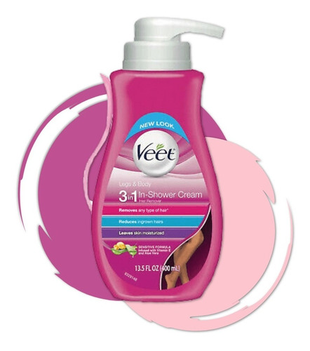 Crema Veet Depiladora 400ml Belleza Piernas Piel Depilar