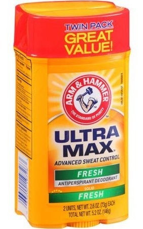 Desodorant Arm & Hammer Ultramax Invisible 2 Pack Import Usa