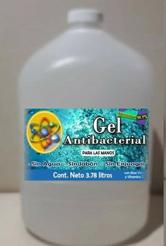 Gel Antibacterial 70% - Galon De 3.78 Litros