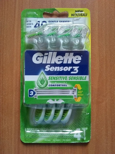 Gillette Sensor3, Gillette Plus3, Bic Comfort3, Bic Flex4,