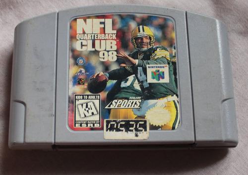 Juego De Nintendo 64. Nfl Club 98. 5verdes.