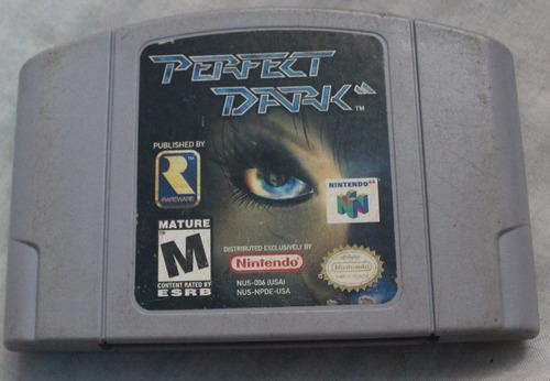 Juego De Nintendo 64. Perfect Dark. 10verdes.