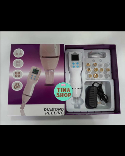 Microdermoabrasion Facial Peeling Diamond 8puntas 4velocidad