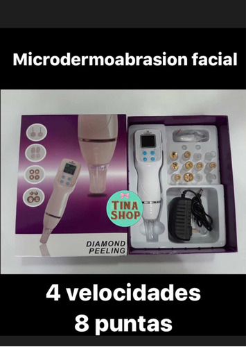 Microdermoabrasion Facial Portátil Diamond Peeling