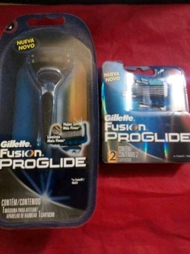 Máquina Fusión Proglide Y Hojillas De Afeitar Gillette