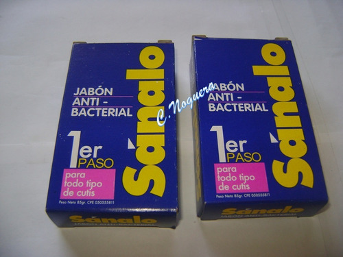 Pack 3 Sanalo Jabon Antibacterial Para Todo Tipo Cutis 85g