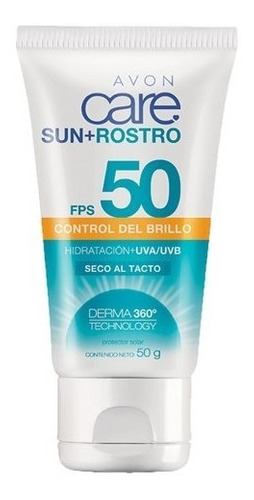 Pantalla Solar Facial Avon Sun Care Toque Seco Fps 50