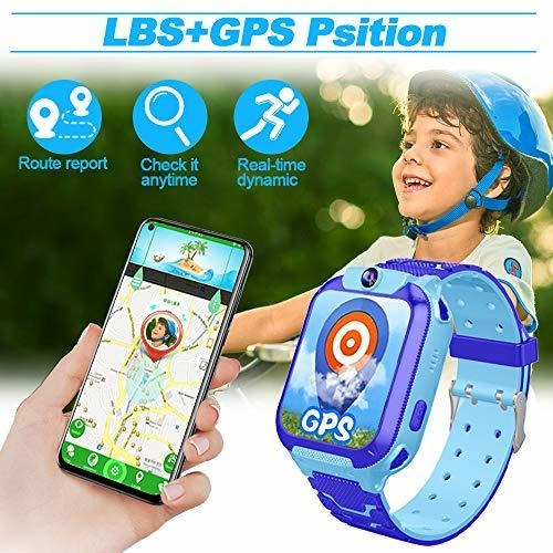 Reloj Inteligente Gps Para Niño Niña Pantalla Tactil