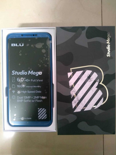 Teléfono Celular Blu Estudio Mega 16 Gb Nuevo!