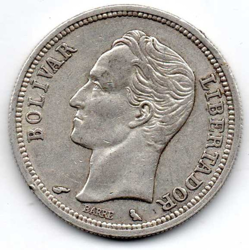 1 Bolivar De Plata  Moneda Alto Grado Coleccion Co1 4$