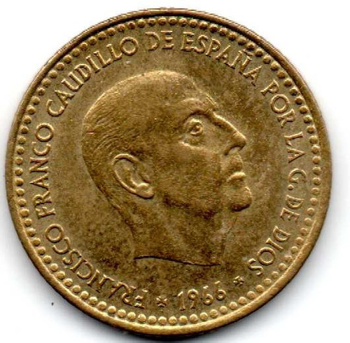1 Peseta España  Moneda Coleccion Franco Coda2 2$
