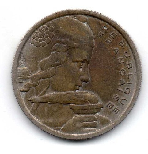 100 Francos  Francia Moneda Coleccion Coda1 3$