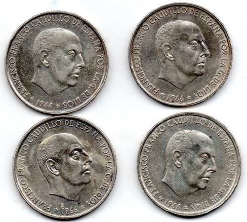 100 Peseta España  Franco Moneda Plata Coleccion Coda6