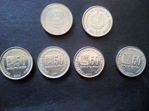 2kl De Monedas De Bs. 50 Año  Al 