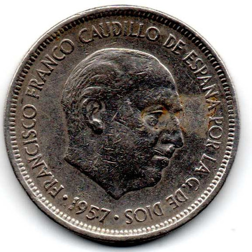 5 Pesetas España  Franco Moneda Coleccion Coda2 2$