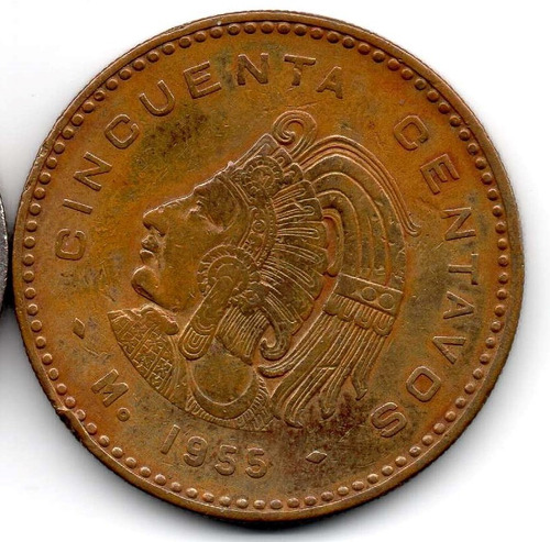 50 Centavos Mexico  Moneda Coleccion Coda6 20$