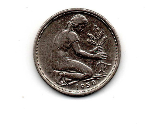 50 Pefennig Alemania  Moneda Coleccion Coda10 6$