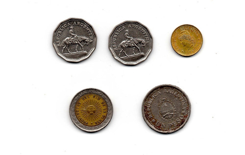 Argentina Moneda Coleccion Peso Antigua Coda8 5$