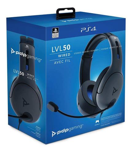 Audifono Pdp Ps4 Lvl50 Gaming Con Licencia Oficial Sony