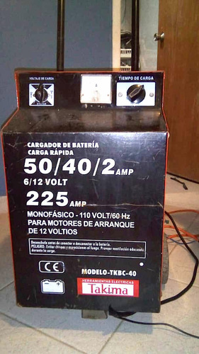 Cargador De Batería Takima 6v 12v 225amp Tkbc-40