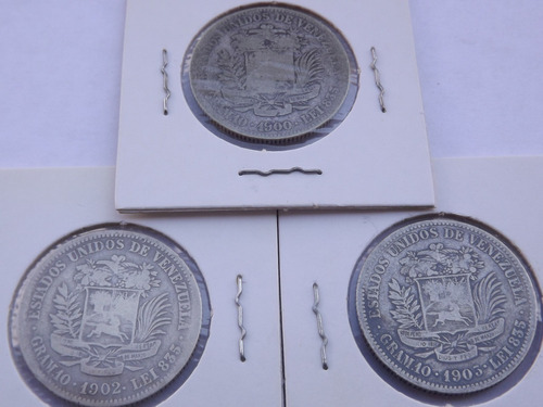 Colección 19 Monedas De Plata. 2 Bs Bolívares ( A