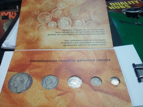 Colección De Monedas De Plata Unibanca