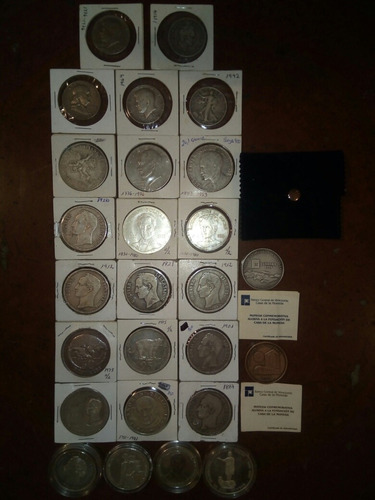 Coleccion De Monedas De Plata