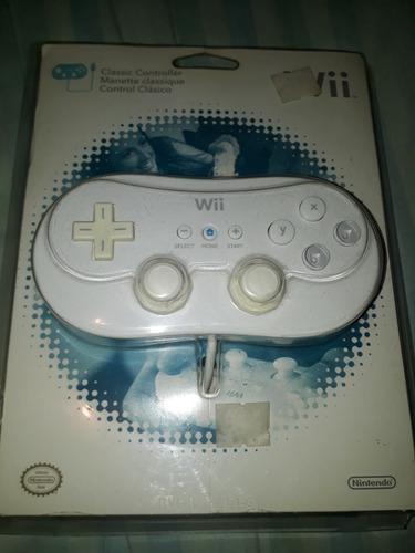 Control Clasico Nintendo Wii Original En Blister. Nuevo!