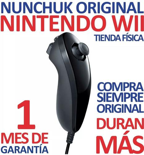 Control Nunchuk Color Negro Original Nintendo Wii (12v)
