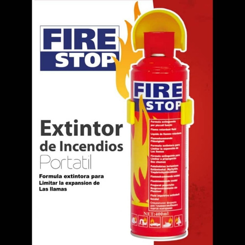 Extintor Portatil Carro Fire Stop 500ml Oferta 1x5 2x9