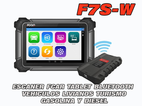 F7sw Escaner Fcar Bluetooth Vehiculo Liviano Gasolina Diesel