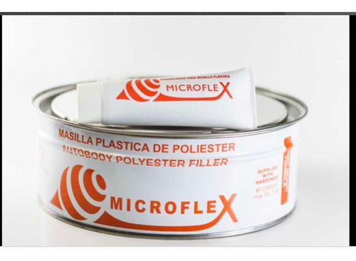 Masilla Plástica Microflex Automotriz Presentación De 1/4.