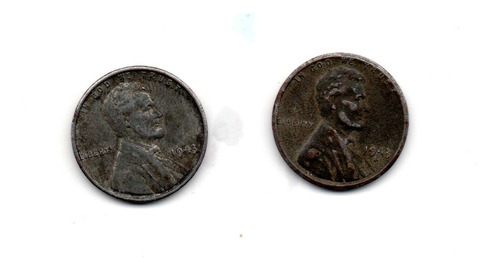 Moneda 1 Centavo Lincon Eeuu  S Acero Antiguo Coda6 10$