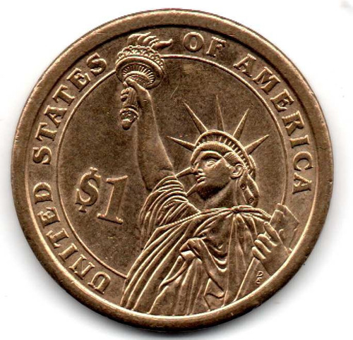 Moneda 1 Dolar Eeuu Thomas Jefferson Coleccion Coda3 5$