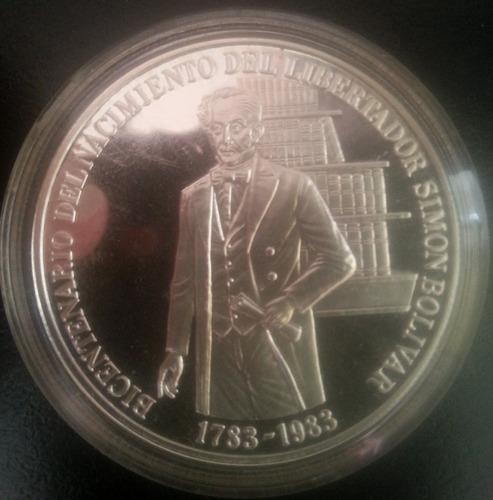 Moneda 100 Bs. Bicentenario Bolivar - Ley  Grms -