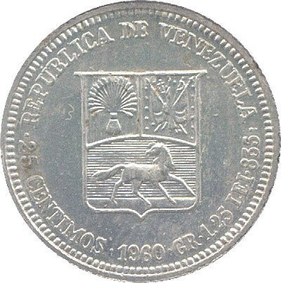 Moneda 25 Centimos  Gr 1.25 Lei / Remato