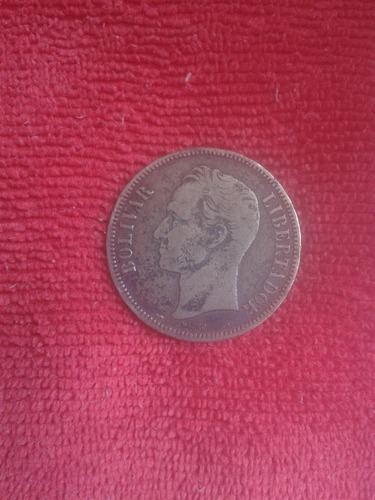 Moneda 5 Bolivares Gram.25 Lei 900 De 