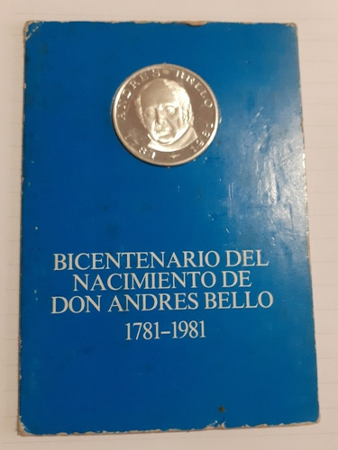 Moneda Andrés Bello 100 Bs (15verdes)