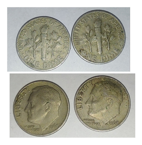 Moneda Antigua De Estados Unidos