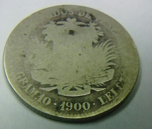 Moneda Antigua De Plata Año  De 2 Bs