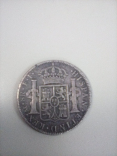 Moneda Antigua Española De Plata 8 Reales 