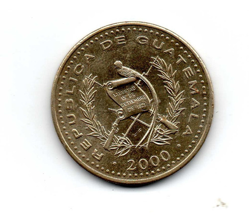 Moneda Antigua Guatemala 1 Quetzal  Cod10 3$