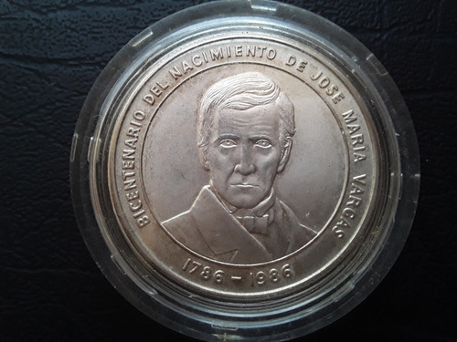 Moneda Bicentenario Del Nacimiento De Jose Maria Vargas