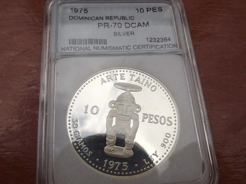 Moneda Colección. 30 Gramos De Plata Ley 900. Arte Taino