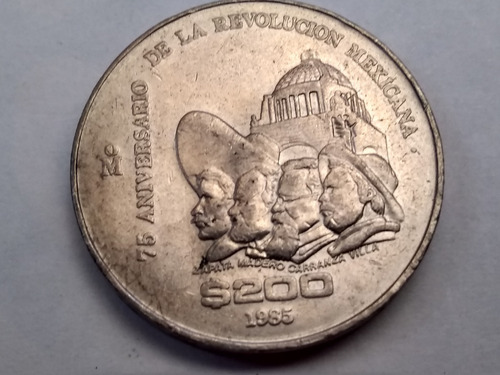 Moneda Colección Antigua (75 Aniv. Revolución